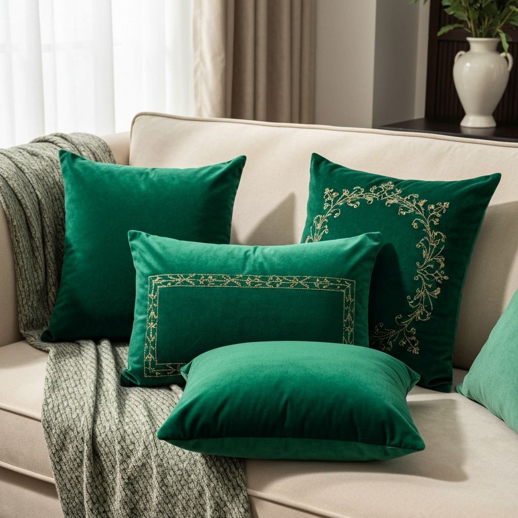 Velvet Accent Pillows